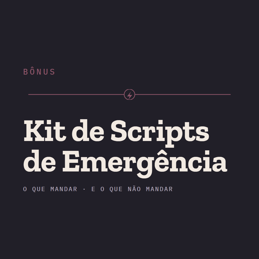Capa do Kit de Scripts de Emergência